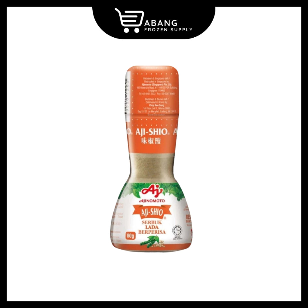 AJI SHIO White Pepper 80g | Serbuk Lada Berperisa 80g