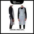 Disposable Plastic Apron 100pcs (HDPE) | Apron Plastik Pakai Buang 100pcs (HDPE)