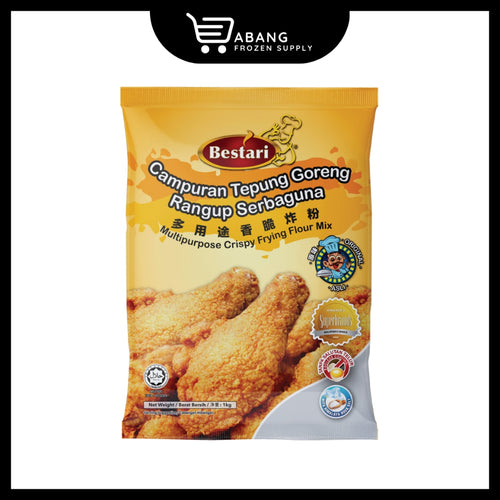 BESTARI Multipurpose Crispy Frying Flour Mix 1kg (Original) | Campuran Tepung Goreng Ranggup Serbaguna 1kg (Asli)