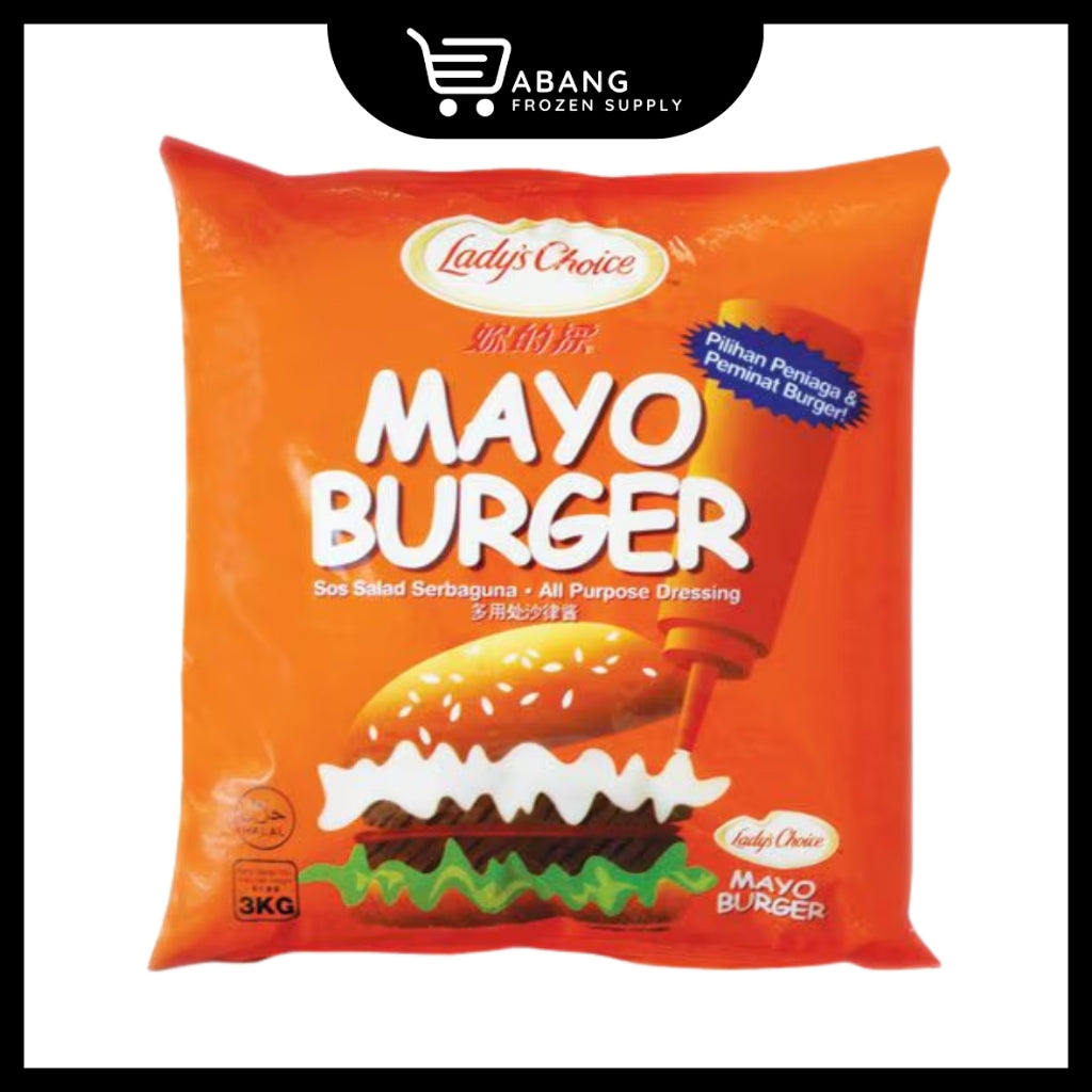 LADY'S CHOICE Mayo Burger All Purpose Dressing 3kg | Mayo Burger Sos Salad Serbaguna 3kg