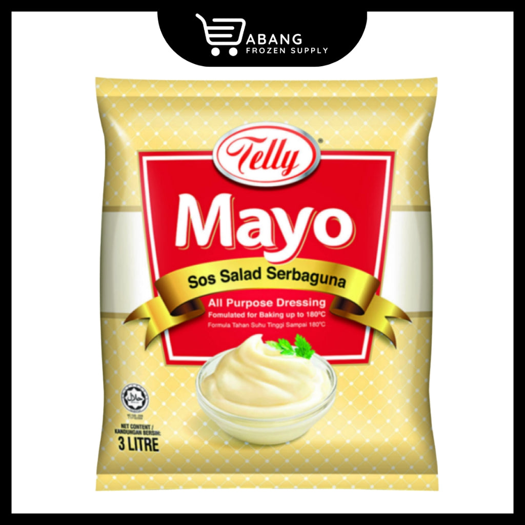 TELLY Mayo All Purpose Dressing 3L | Mayo Sos Salad Serbaguna 3L