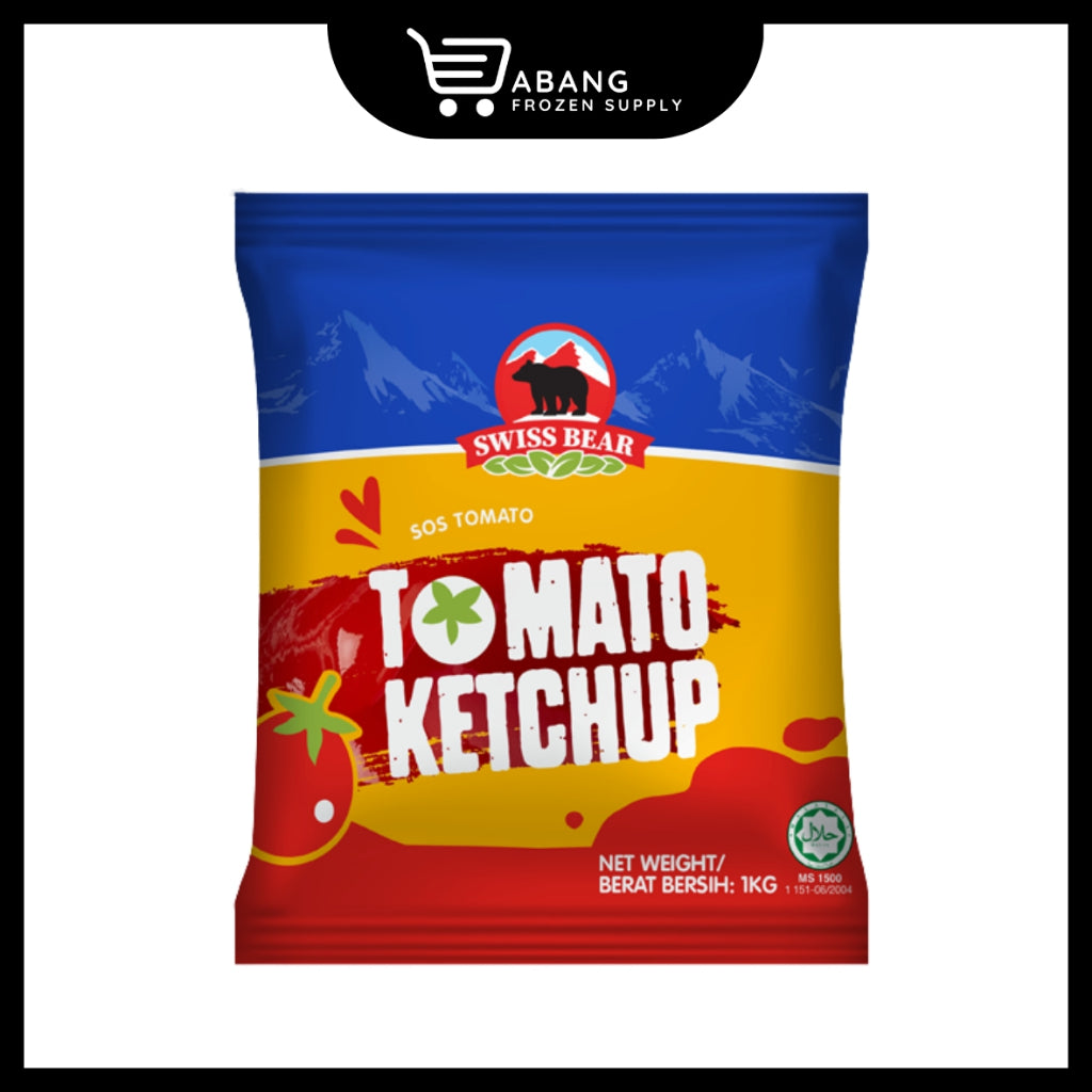 Swiss Bear Tomato Ketchup 1kg | Sos Tomato 1kg